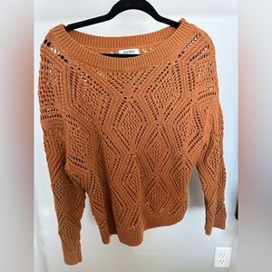 Boatneck knit sweater